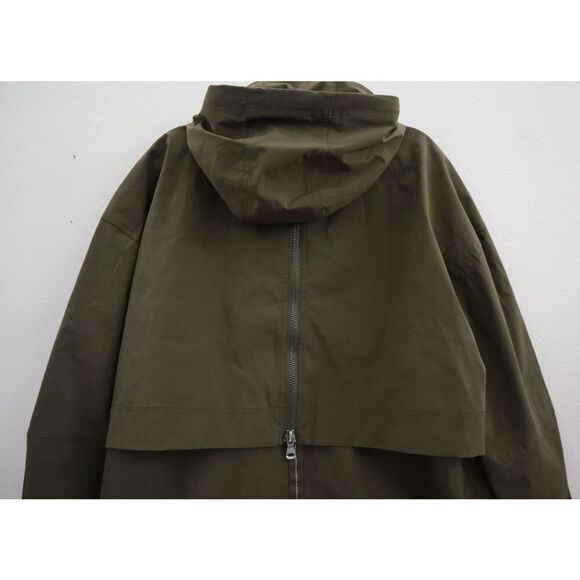 My Anorak 50838SN Women's Sz L Olive Green 2-Way Zip Hooded Trails Jacket - Picture 4 of 14